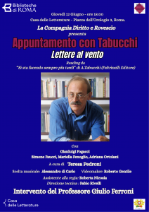 Locandina tabucchi lettere al vento 1
